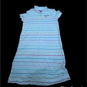 Nike Sportswear Girls Polo Short-Sleeve Dress